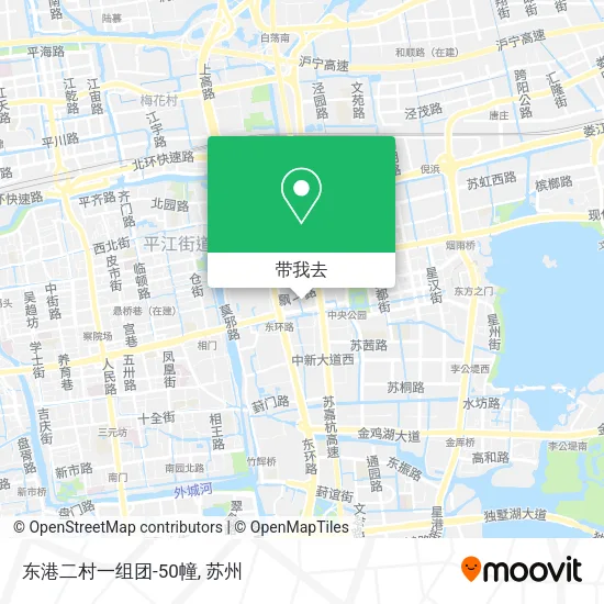 东港二村一组团-50幢地图