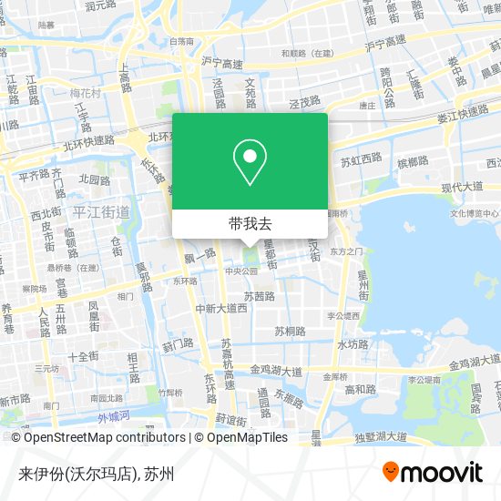 来伊份(沃尔玛店)地图