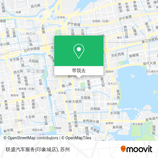 联盛汽车服务(印象城店)地图
