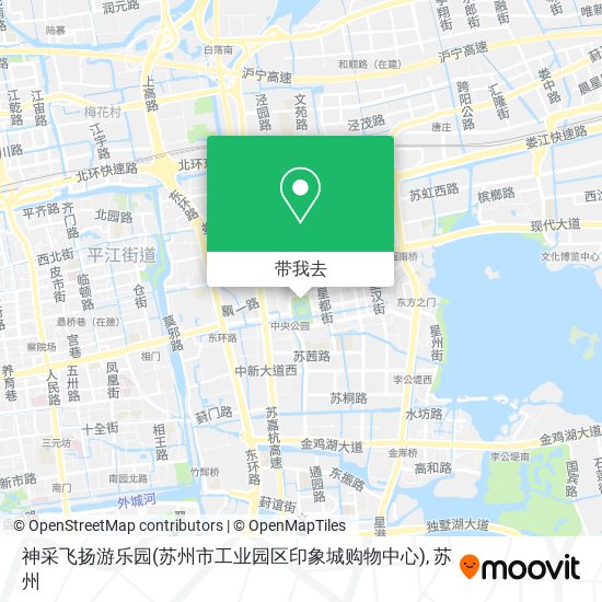 神采飞扬游乐园(苏州市工业园区印象城购物中心)地图