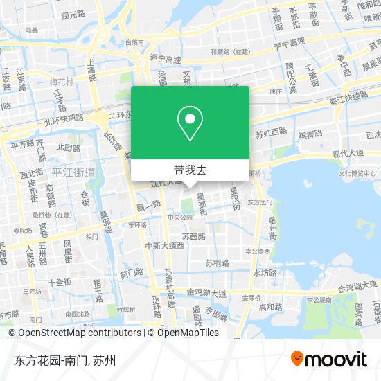 东方花园-南门地图