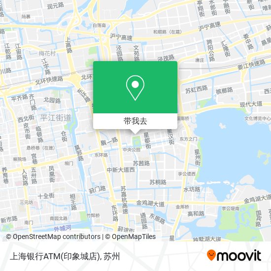 上海银行ATM(印象城店)地图