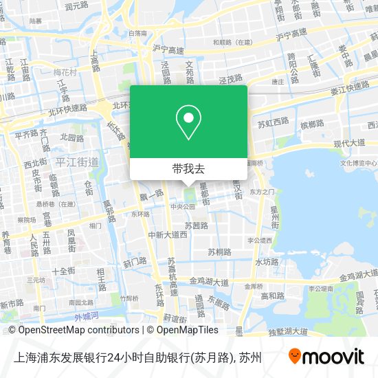 上海浦东发展银行24小时自助银行(苏月路)地图