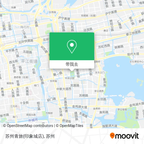 苏州青旅(印象城店)地图
