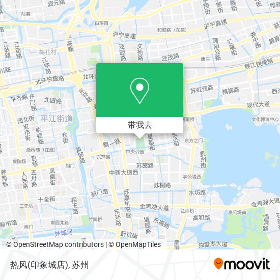 热风(印象城店)地图