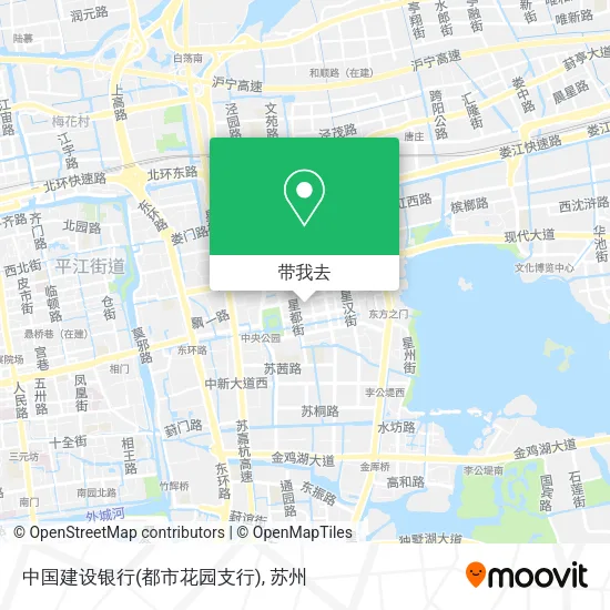 中国建设银行(都市花园支行)地图