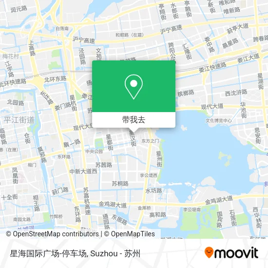 星海国际广场-停车场地图