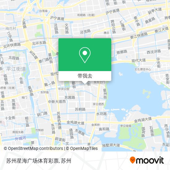 苏州星海广场体育彩票地图