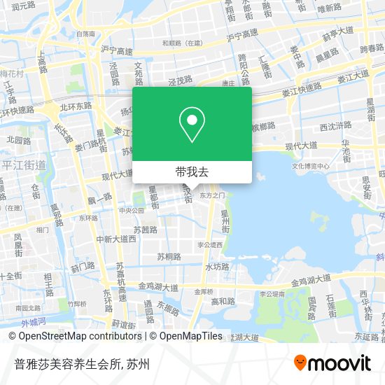 普雅莎美容养生会所地图