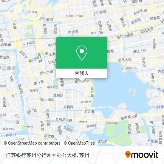 江苏银行苏州分行园区办公大楼地图