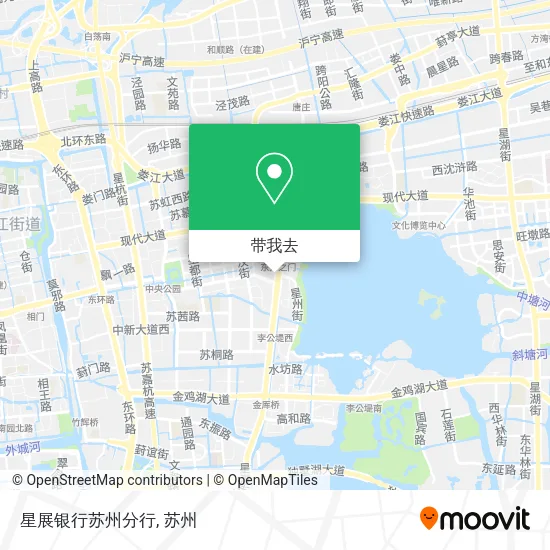 星展银行苏州分行地图