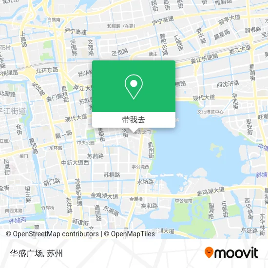 华盛广场地图