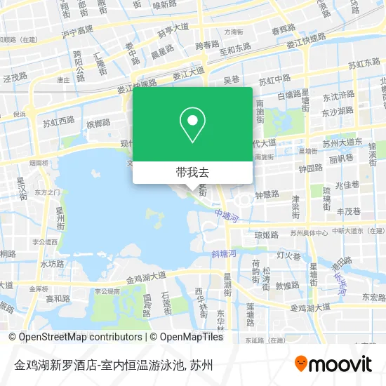 金鸡湖新罗酒店-室内恒温游泳池地图