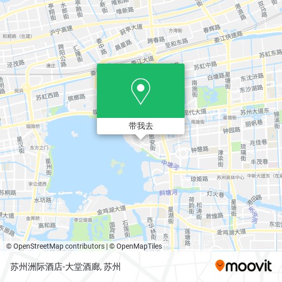 苏州洲际酒店-大堂酒廊地图