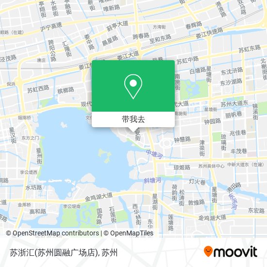 苏浙汇(苏州圆融广场店)地图