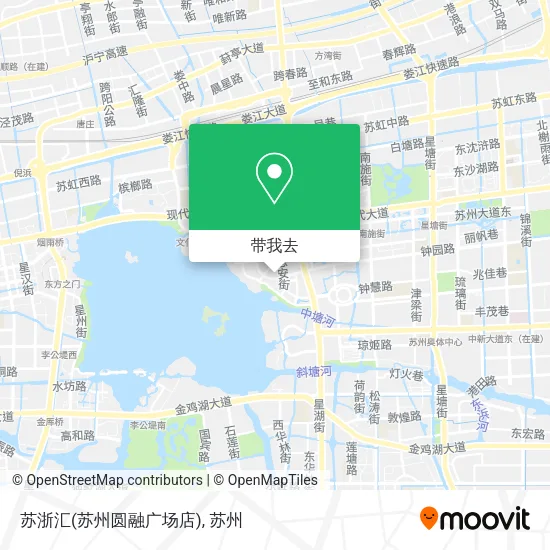 苏浙汇(苏州圆融广场店)地图