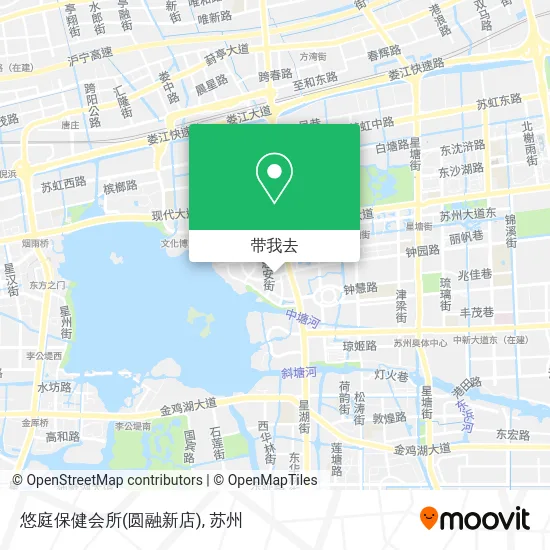 悠庭保健会所(圆融新店)地图