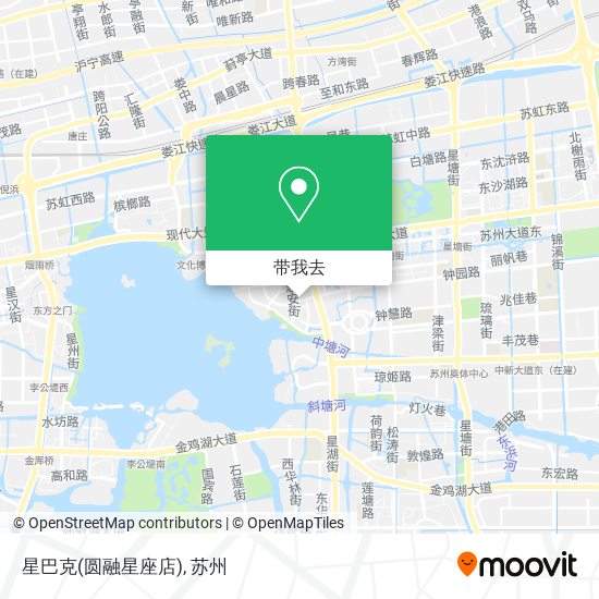 星巴克(圆融星座店)地图