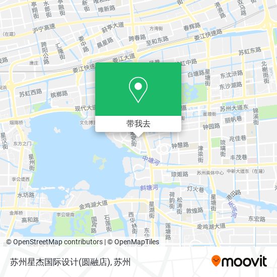 苏州星杰国际设计(圆融店)地图