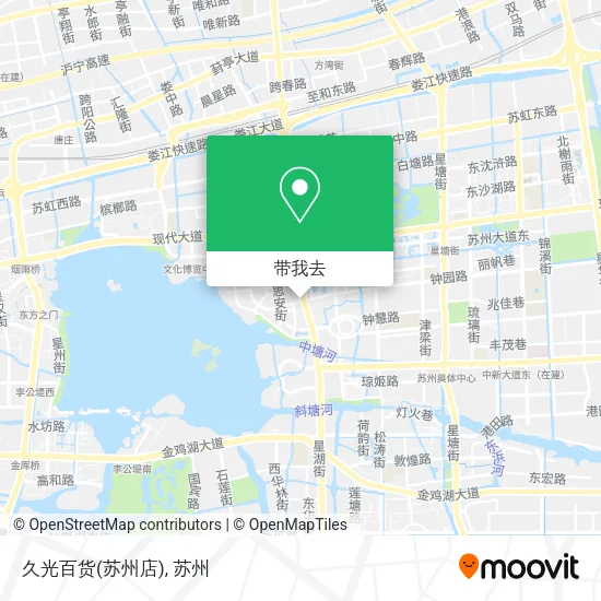 久光百货(苏州店)地图