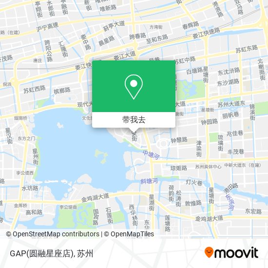 GAP(圆融星座店)地图