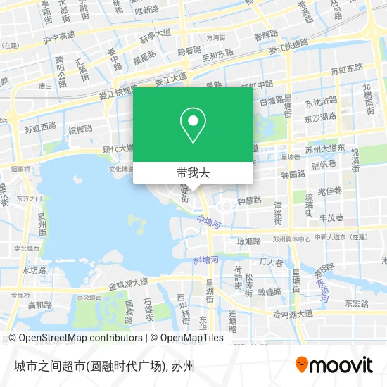城市之间超市(圆融时代广场)地图