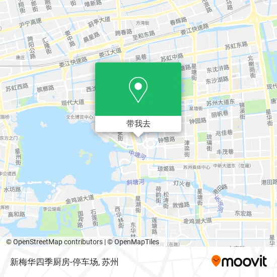 新梅华四季厨房-停车场地图