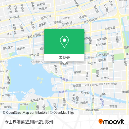 老山界湘菜(星湖街店)地图