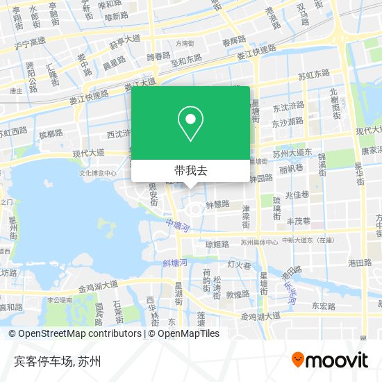宾客停车场地图