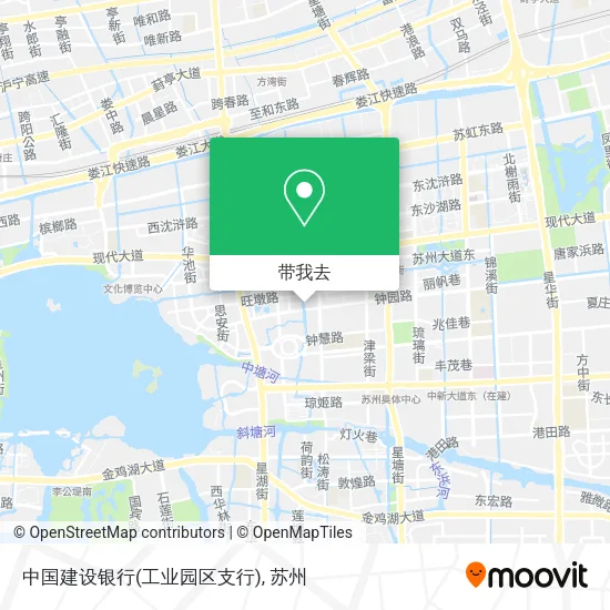 中国建设银行(工业园区支行)地图