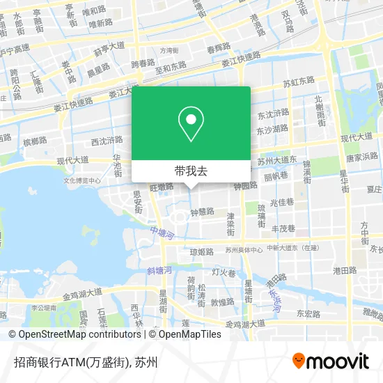 招商银行ATM(万盛街)地图