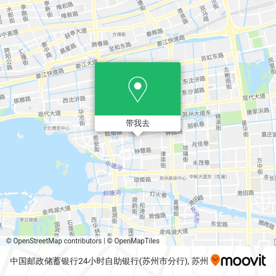 中国邮政储蓄银行24小时自助银行(苏州市分行)地图