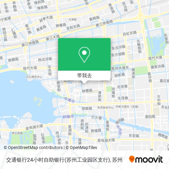 交通银行24小时自助银行(苏州工业园区支行)地图