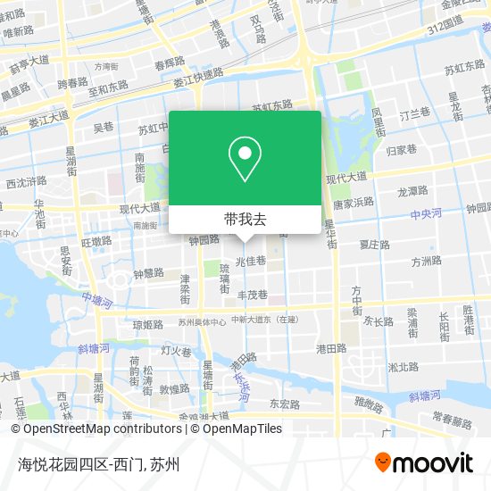 海悦花园四区-西门地图