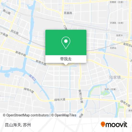 昆山海关地图