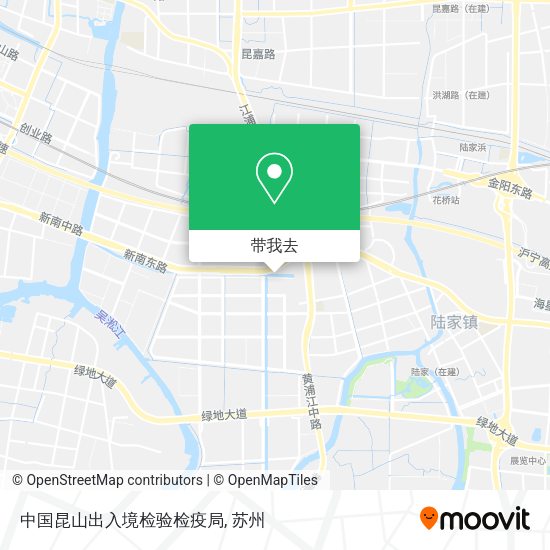 中国昆山出入境检验检疫局地图