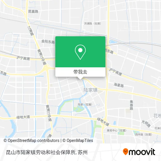 昆山市陆家镇劳动和社会保障所地图