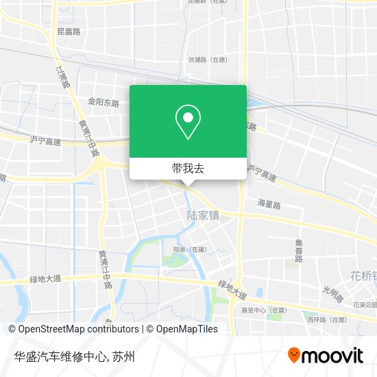 华盛汽车维修中心地图
