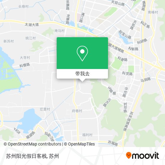 苏州阳光假日客栈地图
