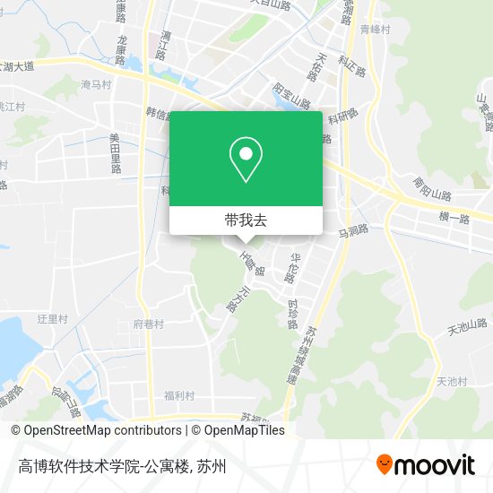 高博软件技术学院-公寓楼地图