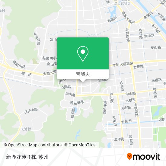 新鹿花苑-1栋地图