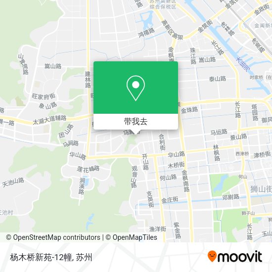 杨木桥新苑-12幢地图