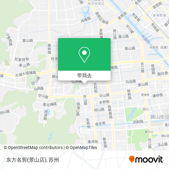 东方名剪(景山店)地图