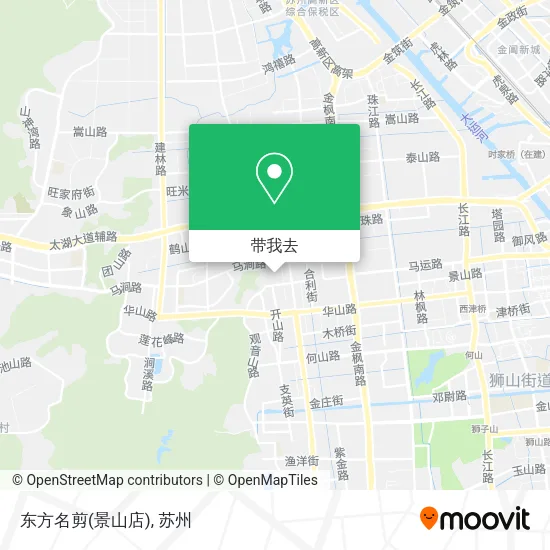 东方名剪(景山店)地图