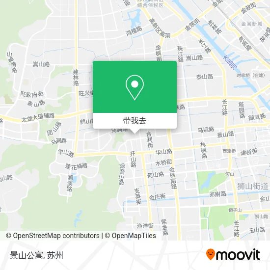 景山公寓地图