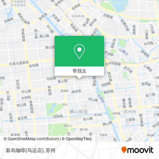 新岛咖啡(马运店)地图