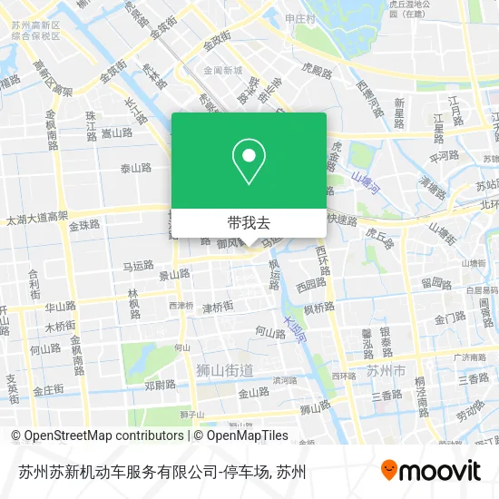 苏州苏新机动车服务有限公司-停车场地图