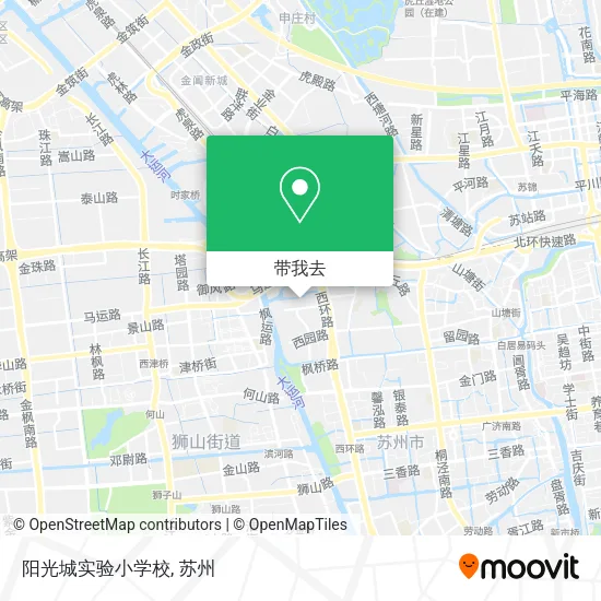阳光城实验小学校地图