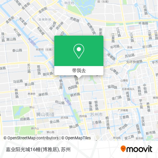 嘉业阳光城16幢(博雅居)地图