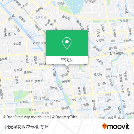 阳光城花园72号楼地图